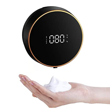 Automatic Foaming Wall Mounted Touchless Soap Dispenser - Black