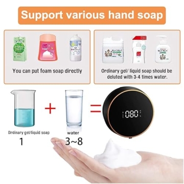 Touchless Foaming Soap Dispenser for Home and Business