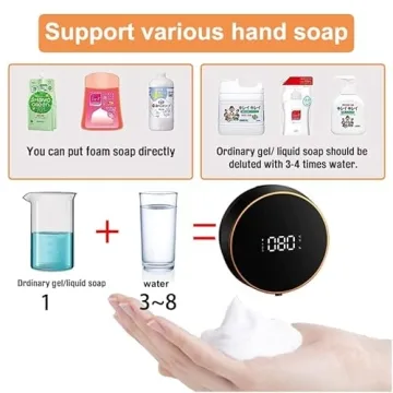 Touchless Foaming Soap Dispenser for Home and Business