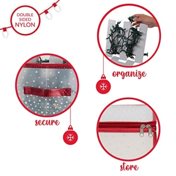 Simplify Holiday Light Organizer Holds 500 Lights