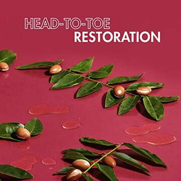 SheaMoisture Head To Toe Oil and Hair Oil for Dry Hair and Skin Jamaican Black Castor Oil Paraben Free Hair Oil, Body Oil 1.8 oz