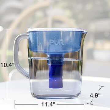 PUR 11-Cup Water Filter Pitcher - Better Tasting Water