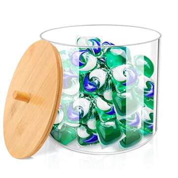 JYPS Laundry Pods Container for Smart Organization and Decor