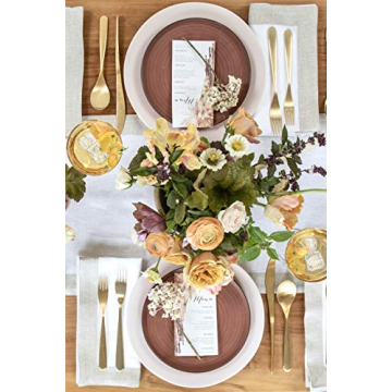 Elegant Solino Home Linen Napkins - Set of 4, 20x20 Inch