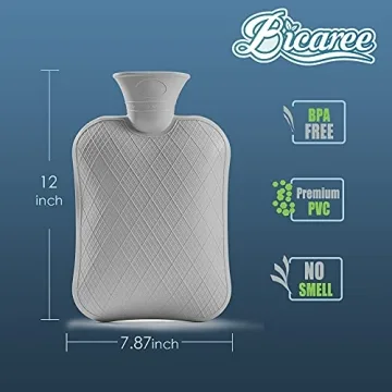 BICAREE 2L Hot Water Bottle for Pain Relief & Warmth