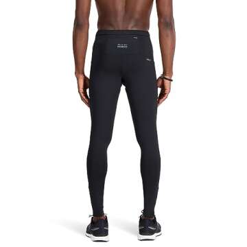 New Balance Men's Impact Run Heat Tight, Black , Medium
