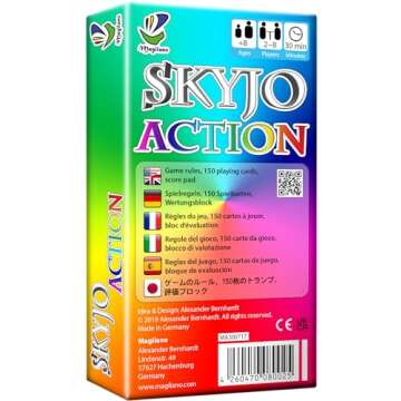 magilano SKYJO Action The New exciting Card Game for Kids and Adults.