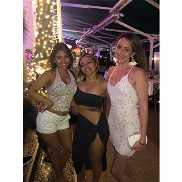 BEAGIMEG Women's Sexy One Shoulder Long Bodycon Slit Skirt 2 Pieces Dress Black