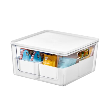 Stylish Recycled Plastic Kitchen Storage Bins Set