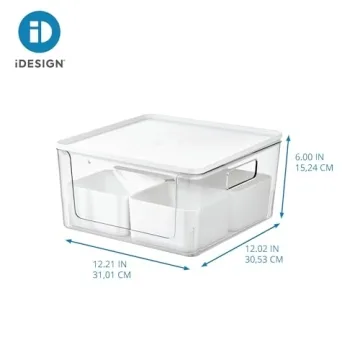 Stylish Recycled Plastic Kitchen Storage Bins Set