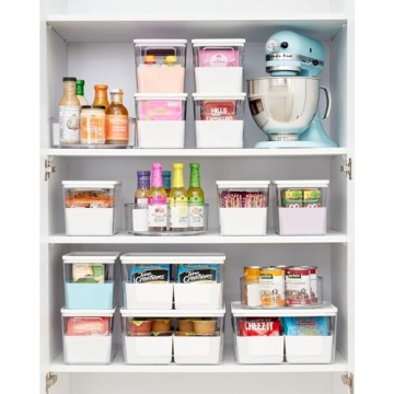 Stylish Recycled Plastic Kitchen Storage Bins Set