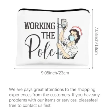 Funny Nurse Zipper Cosmetic Bag Gift Idea