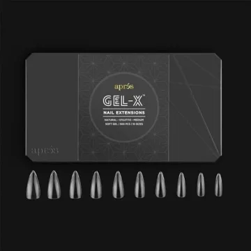 Apres Gel-X Natural Stiletto Nail Tips - 500PCS Set