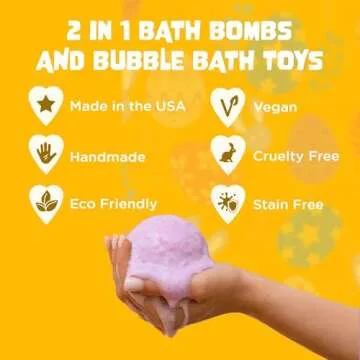 Easter Bath Bombs with Surprises - Kids' Fun Gift