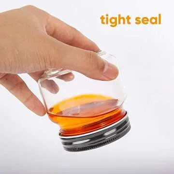 QAPPDA 30-Pack 8 oz Mason Jars for Kitchen Prep & Storage