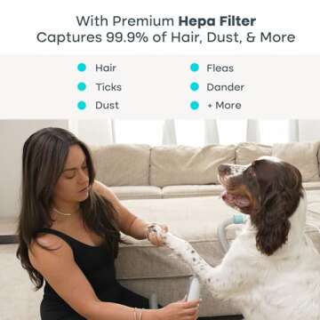 Uproot Clean 7 in 1 Pet Grooming Vacuum Kit for Pets