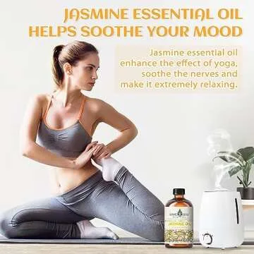 EVOKE OCCU Jasmine Essential Oil for Cleaning, Air Freshening, Relaxing, Add to Spray and Diffuser -...