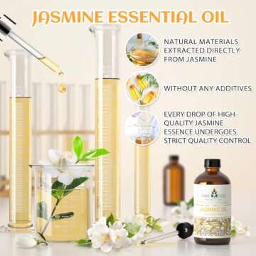 EVOKE OCCU Jasmine Essential Oil - 4 Fl Oz for Cleaning