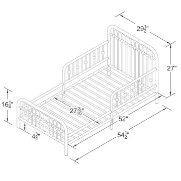 Elegant and Durable Toddler Bed - Little Seeds Monarch Hill