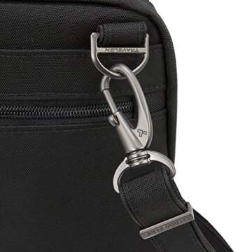 Travelon Anti-Theft Concealed Carry Slim Bag, Black