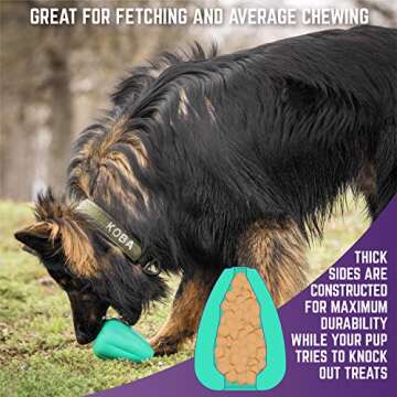 Chew King Premium Treat Dog Toy, XL, Extremely Durable Natural Rubber Toy, Pack of 2, All Breed Sizes