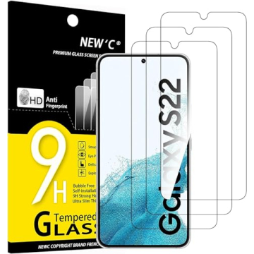 Screen Protectors for Samsung Galaxy S22 5G - 3 Pack