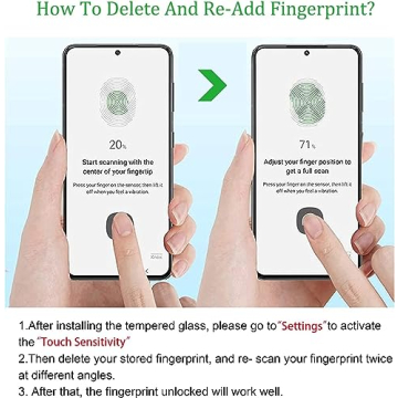 Screen Protectors for Samsung Galaxy S22 5G - 3 Pack