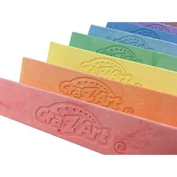 Cra-Z-Art 48 Piece Washable Triangle Sidewalk Chalk Set