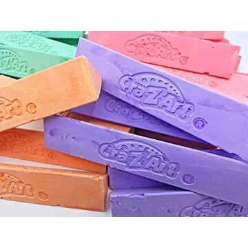 Cra-Z-Art 48 Piece Washable Triangle Sidewalk Chalk Set