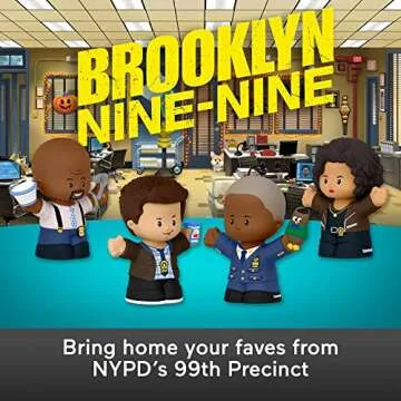 Little People Collector Brooklyn Nine-Nine TV Series Special Edition Set for Adults & Fans, 4 Figure...