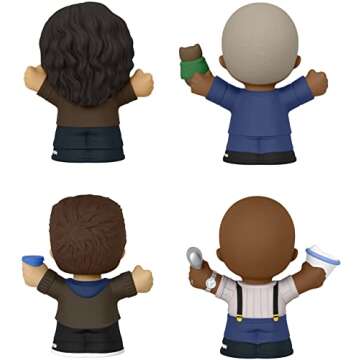 Little People Collector Brooklyn Nine-Nine TV Series Special Edition Set for Adults & Fans, 4 Figures in Display Package