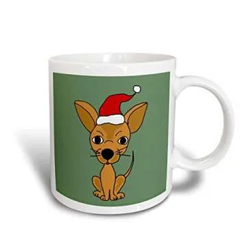 Funny Chihuahua Christmas Mug - Adorable Ceramic Gift
