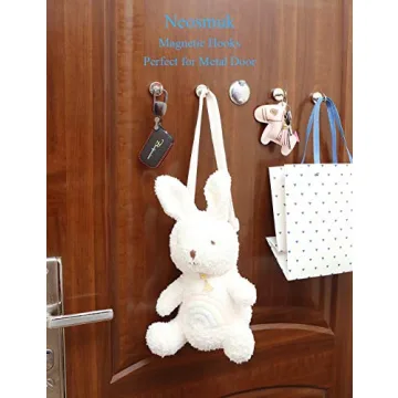 Neosmuk Magnetic Hooks 130lb Strong Magnet for Hanging