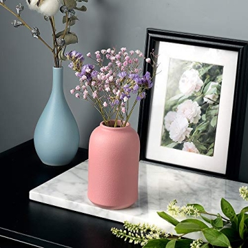 Colorful Ceramic Flower Vase Set of 3 for Home Decor