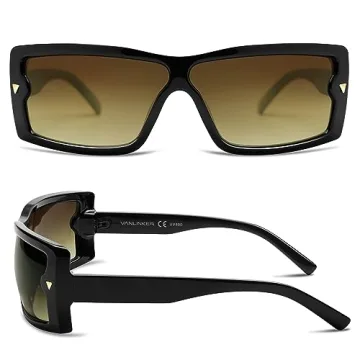 VANLINKER Trendy Rectangle Sunglasses UV400 Stylish Protection