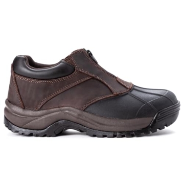 Propet Men's Blizzard Ankle Zip Winter Boots, Durable & Waterproof