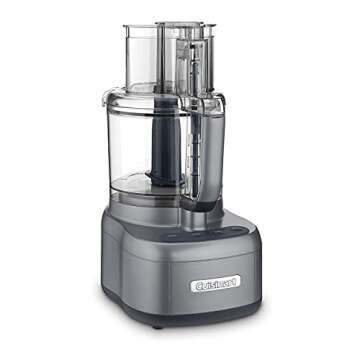 Cuisinart FP-11GMFR Food Processor, Gunmetal (Renewed)