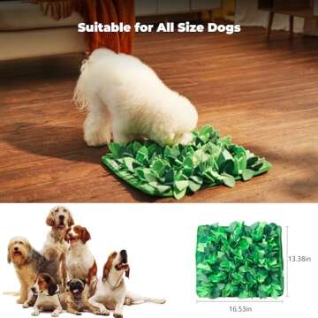Puzzle Feeder Snuffle Mat for Dogs and Cats,Interactive Dog Toys to Keep Them Busy, Enrichment Toys ...