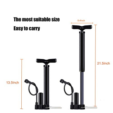 VIMILOLO Portable Bike Pump for Presta and Schrader Valves