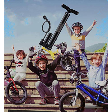 VIMILOLO Portable Bike Pump for Presta and Schrader Valves