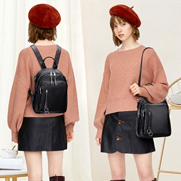 ALTOSY Leather Backpack Purse for Stylish Women