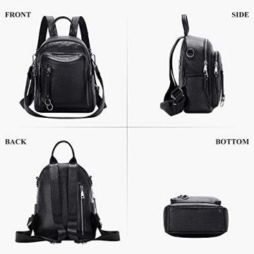 ALTOSY Leather Backpack Purse for Stylish Women