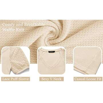 Stylish MEROKEETY Summer Lace V Neck Top for Women