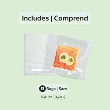 FoodSaver 1-Gallon Vacuum Seal Bags - Durable & Reusable
