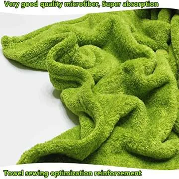 Dogvingpk Extra Large Dog Towels for Drying Dogs Super Absorbent Soft Microfiber Pet Bath Grooming Towel for Dogs Cats and Other Pets (XL-55" * 36", Green)