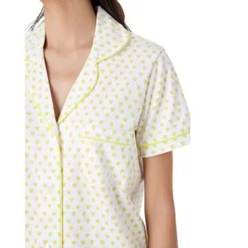Zelbuck Trendy Button Down Pajamas Set for Women