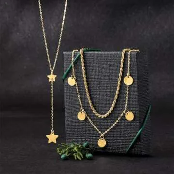 RS Pure by Ross-Simons Italian 14kt Yellow Gold Star Y-Necklace. 18 inches