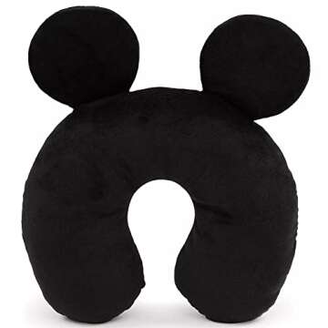Mickey Mouse Travel Set with Neck Pillow, Blanket, Eye Mask