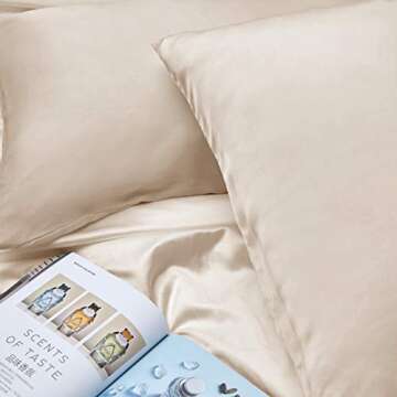Luxury Mulberry Silk Pillowcase for Hair and Skin Care