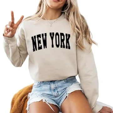 Stylish New York Women's Crewneck Sweatshirt for All